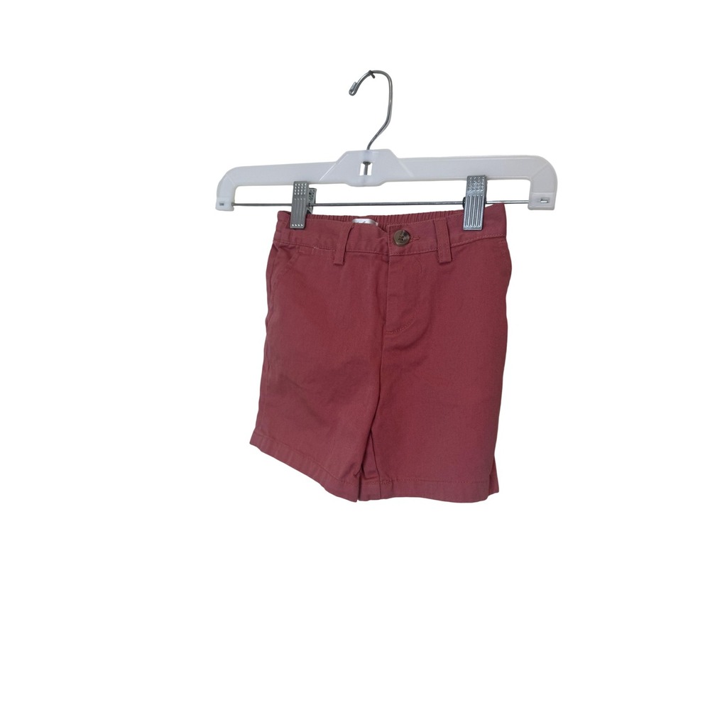 Ralph Lauren Shorts Baby Boys 18-24 Months Pink Twill Khaki Casual Summer